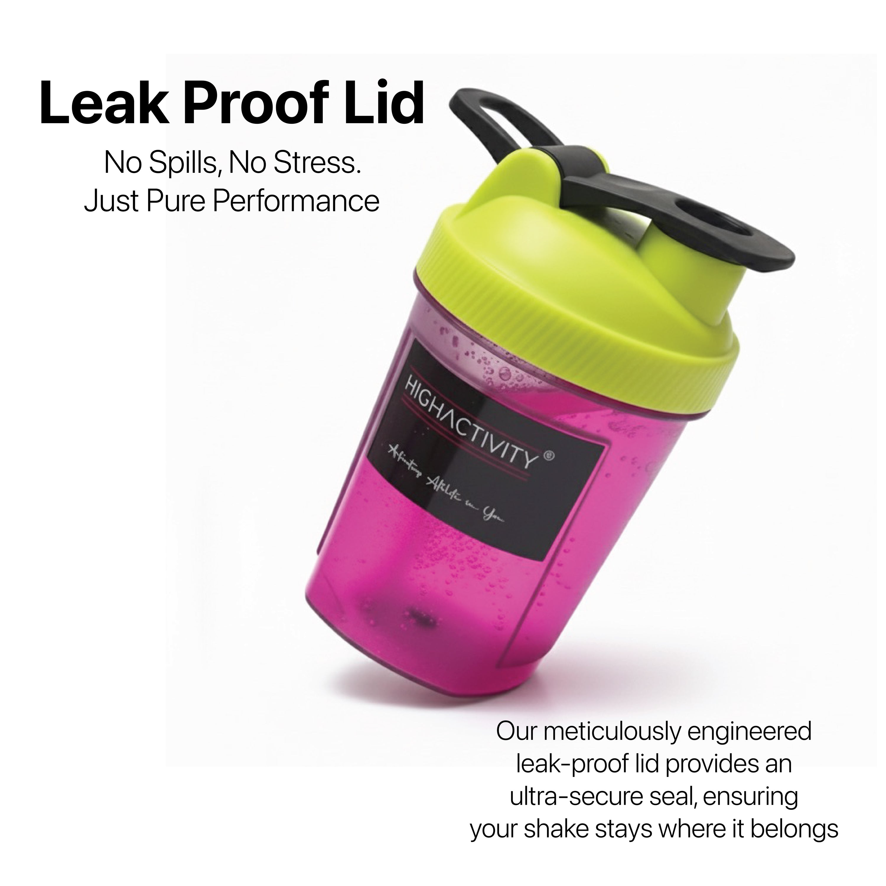 High Activity- Mini Fuel Shaker | Premium BPA-Free Protein Mixer Bottle | 300ml