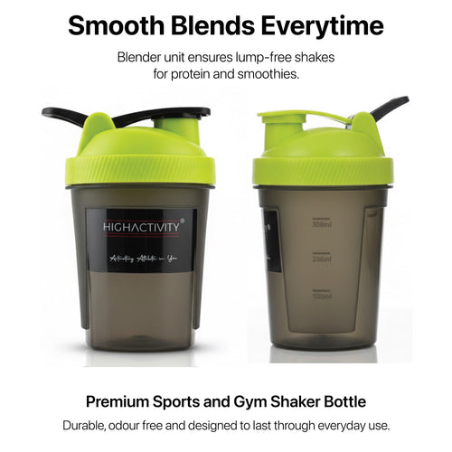 High Activity- Mini Fuel Shaker | Premium BPA-Free Protein Mixer Bottle | 300ml